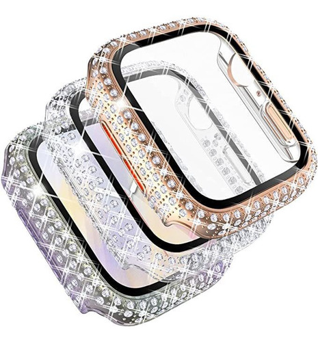Ife - Paquete De 3 Carcasas Con Diamantes De Cristal De Imi.