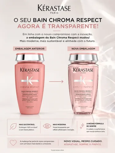 Kérastase Chroma Respect シャンプー & セラム セット Kérastase Chroma Absolut Kit Bain Respect E Fondant Novo | Frete