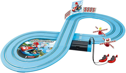 Imagem 3 de 8 de Autorama Pista Eletrica Carrera 2,4m Mario Kart X Yoshi 1/50
