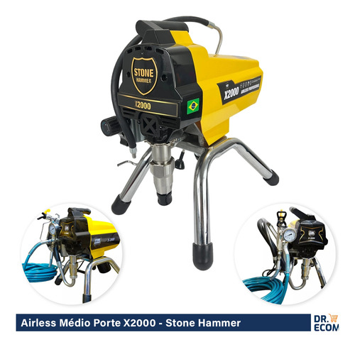 Airless Stone Hammer X2000 1300w 220v 2l/min 2900psi
