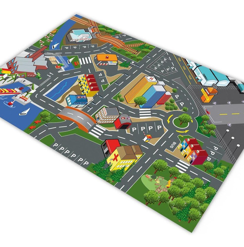 Pista De Carrinho Hot Wheels 140x100cm Resistente