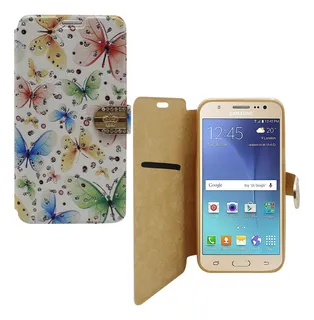 Funda Para Galaxy J5 Sm-j500fz Case Cartera Diseño Para Dama