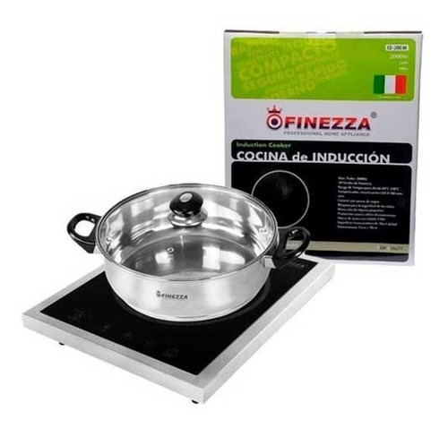 Cocina De Inducción Finezza  De 1 Hornilla+ Una Olla Nuevo