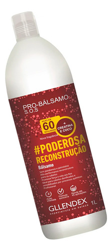 Gllendex Poderosa Reconstruccion Coco Shampoo Enjuague 1l 3c