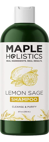 Sulfate Free Shampoo For Oily Hair - Lemon Sage Clarifying S