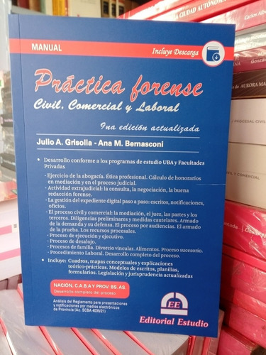 Manual De Práctica Forense - 2020 - Grisolia, Bernasconi