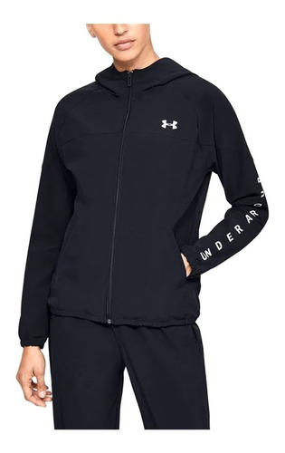 Under Armour Poleron Woven Branded Full Zip Mujer 1351794-001