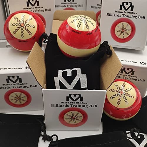 Miracle Maker Bola Blanca Billar Para Entrenamiento.