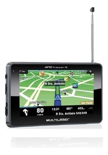 Gps Multilaser Gp012 Tracker 2 Tela 4,3 Pol. - Tv Digital