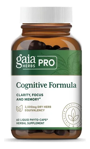 Fórmula Cognitiva Gaia Herbs Pro - Suplemento Para Estimular