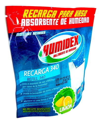 Humidex - Repuesto 340g - Limón