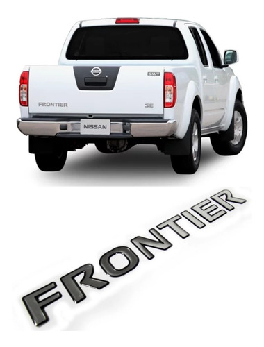 Emblema Adesivo Resinado Nissan Frontier Tampa Traseira