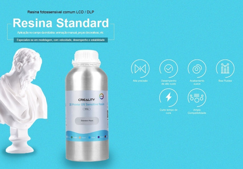 Imagem 2 de 6 de Resina Creality Standard Para Impressora 3d Lcd 500ml