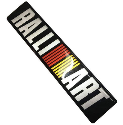 Emblema Mitsubishi Ralliart Triton, Pajero, Lancer Resinado