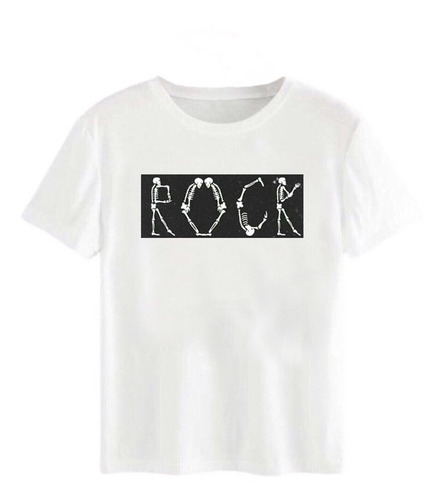 Playeras  Rock Esqueletos