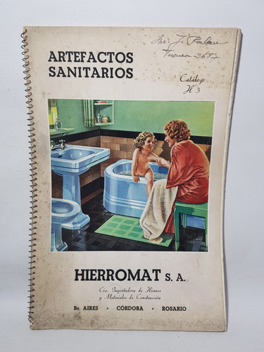 Antiguo Catálogo Sanitarios Baños Hierromat Arg Mag 59251