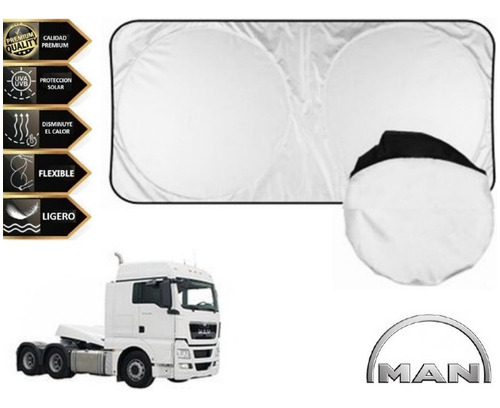 Protector Cubresol Con Ventosas Man Tgx Especial 2016