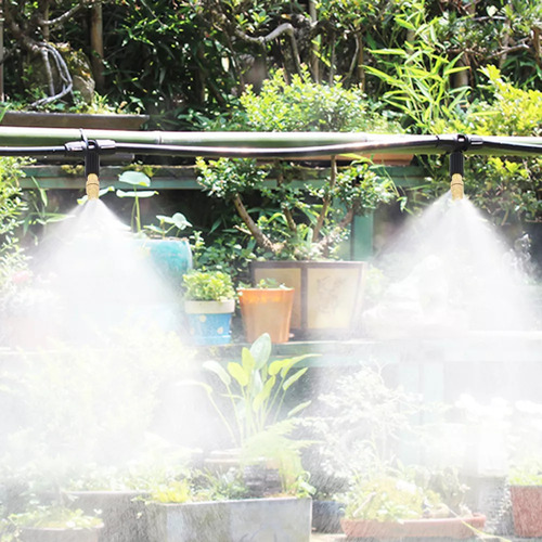 10 Boquillas For Rociar Agua Con Conector En Forma De T Par