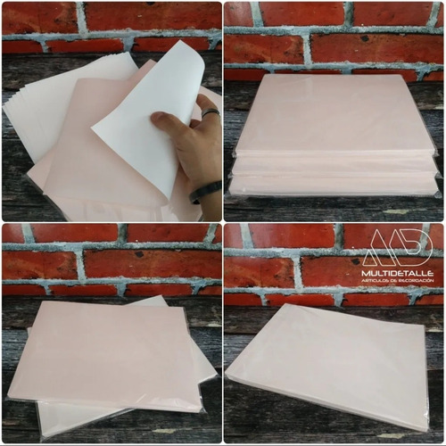 Papel Premiun Rosado Para Sublimación Tamaño A4 X 100 Hojas