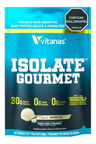 Proteina Isolate Gourmet 2lb 