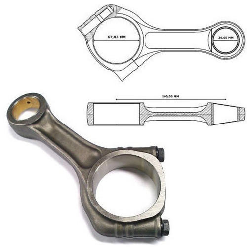 Imagem 1 de 4 de Biela Motor Iveco 35s14 2008 2009 2010 2011 2012 Motor F1c
