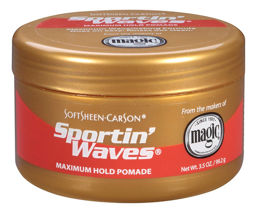 Soft Sheen Sportin Waves Max. Hold Pomada 3.5oz (paquete De.