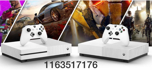 Consola Microsoft Xbox One S 1tb + Gamepass 3m + Livegold 3m