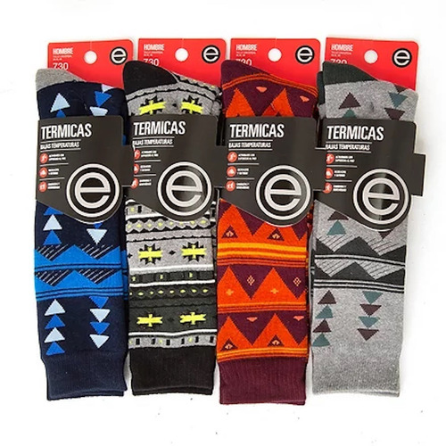 Pack 3 Medias Elemento 3/4 Termicas Sky Ultra Sport Hombre