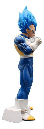 Figura Dragon Ball Z Vegeta Super Saiyan Azul Gigante 28cm