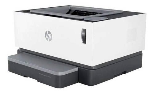 Impresora HP Neverstop 1000A 110V/240V blanca y gris