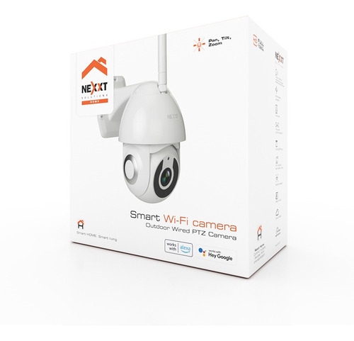 Camara Wifi Nexxt O612 Giratoria Vision Noche Audio Exterior