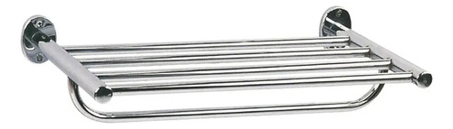Toallero De Pared Con Repisa Para Baño Acero Cromado Super Resistente