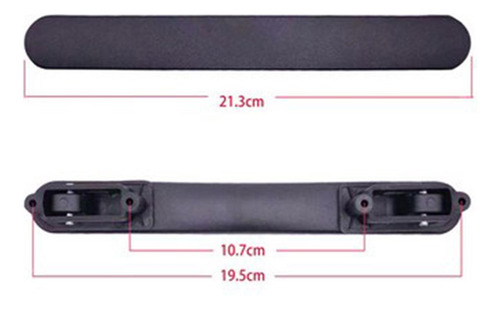 4 Asa De Maleta De Viaje, Tirador De Tm-101 Negro Tm-101