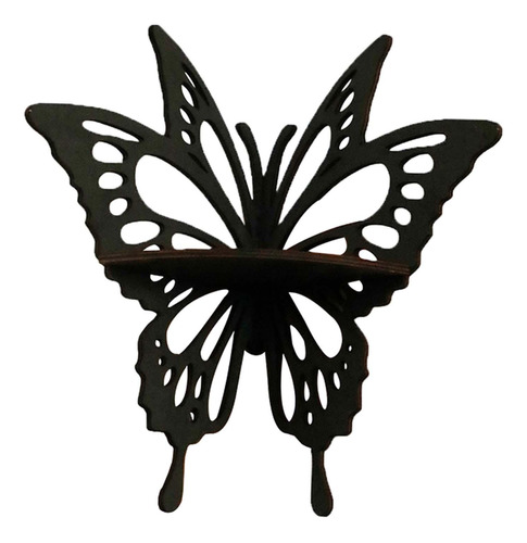 Estante De Pared Esquinero De Mariposa, Soporte Organizador