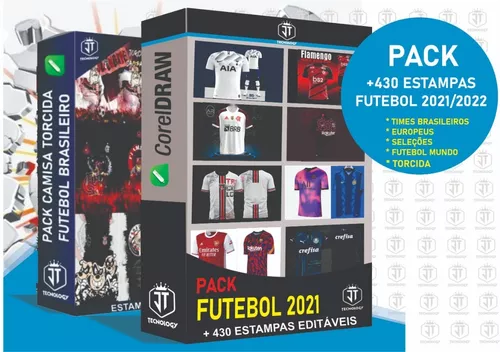 Pacote Artes Times Brasileiros 2021-22 Vetor Camisas