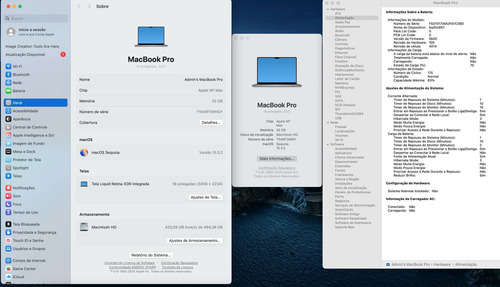 Apple Macbook Pro M1 Max Space Gray 32gb/512gb 16 Preto (Usado)