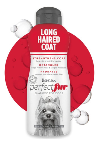 Perfect Fur Shampoo Para Perros Pelaje Largo 473ml