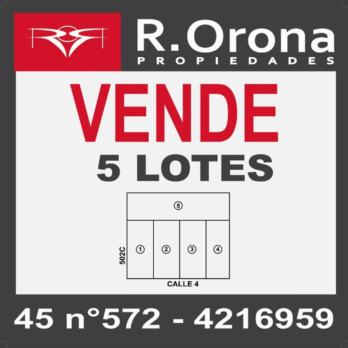 Venta De Lotes En Villas Castells (502c Y 4)