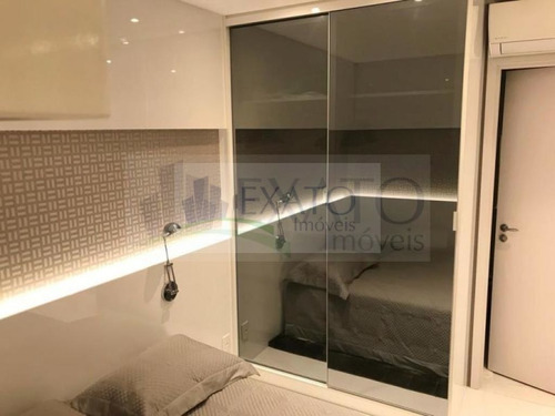 Imagem 14 de 15 de Campo Belo, Próximo Ao Aeroporto, 1 Suite, Totalmente Mobiliado Muito Bom Gosto, Lazer Completo - Em42864