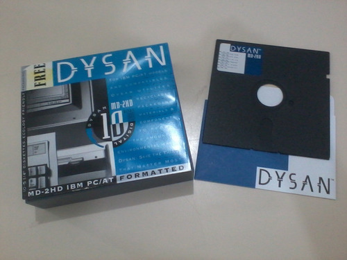 Caja Diskette 5 1/4 Hd Dysan