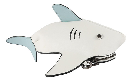 Scary Shark Bolsas Monedero Con Cremallera Bandolera