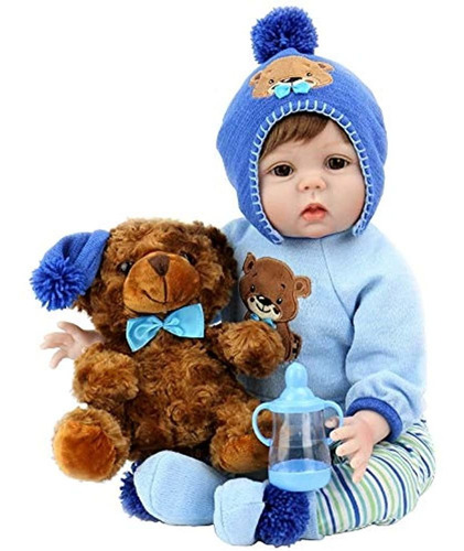 Aori Realistic Baby Muñeca Realista Reborn Baby Boy Muñeca