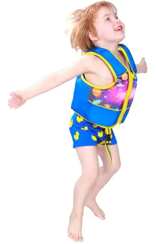 Chaleco Salvavidas Unicornio Ajustable Para Niños 2-6 Años