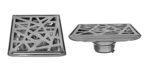 Yf921-4-2 Set 2 Coladeras 10cm Inox Trampa Anti-cucarachas