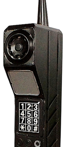 Molde De Teléfono Móvil Obsoleto Retro, Modelo De Negro
