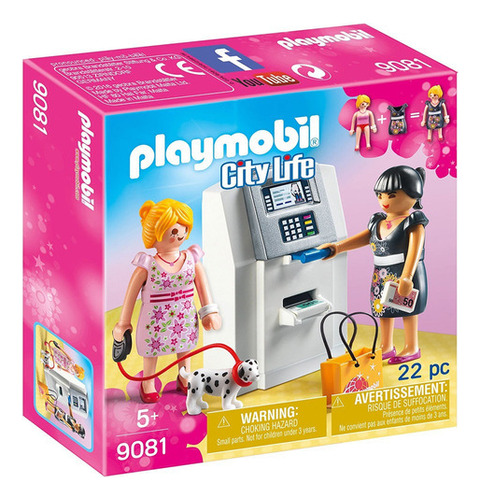 Brinquedo Infantil Playmobil City Life Caixa Eletrônico 9081