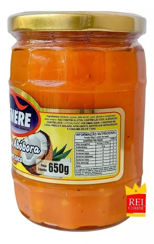 Doce de Abóbora com Coco 650gr