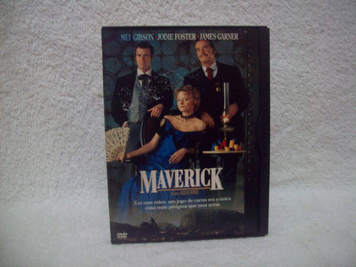 Dvd Original Maverick- Com Mel Gibson & Jodie Foster