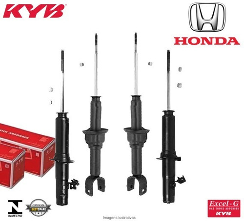 Amortecedores Dianteiro Traseiro Honda Civic 1998 A 2000