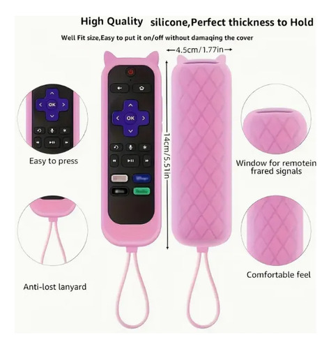 Funda Para Control Roku Tv Aparatos Express Premiere Stick .